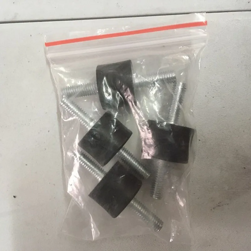 Anti vibration rubber bobbin tools 4pcs double male thread for boat car M3 M4 M6 M8