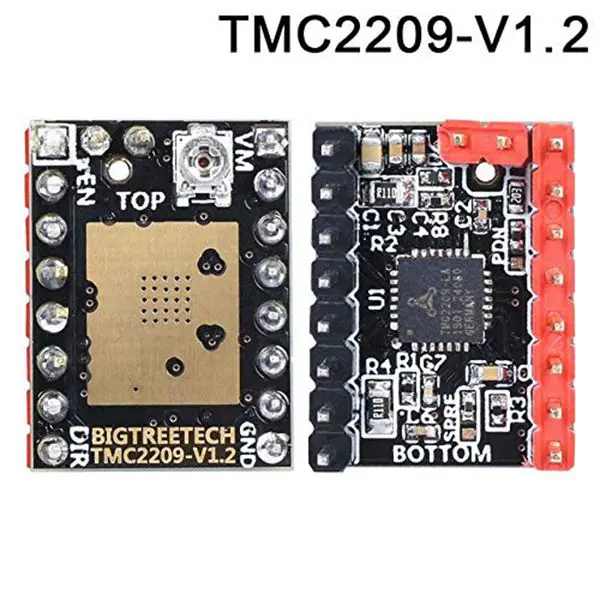 TMC2209 V1.2 Драйвер шагового двигателя 2.8A пиковый драйвер 3d части принтера для SKR V1.3 SKR PRO V1.1