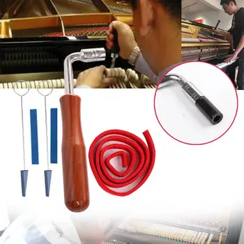 

6pcs Piano Tuning Kit Hammer Mute Temperament Strip DIY Tuner Tools Set