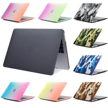 Чехол для ноутбука Apple Macbook Mac book Air Pro retina New Touch Bar 11 12 13 15 дюймов матовый жесткий чехол для ноутбука Чехол 13,3