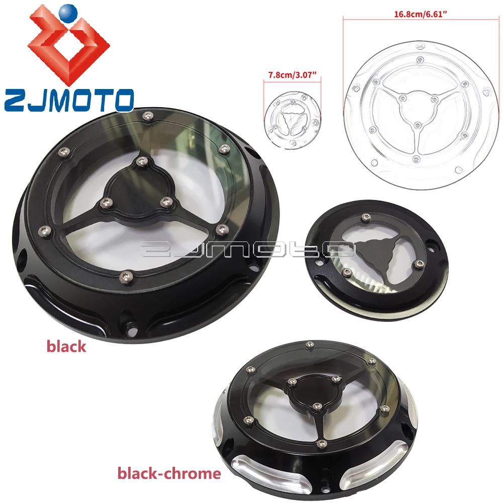 

Motocycle Engine Guard Clutch Protector Cover Derby Timer Timing Covering Shell For Harley Sportster Roadster XL883R Low XL883L