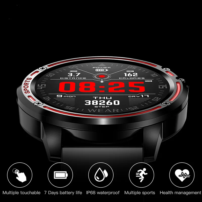 Смарт-часы Timewolf IP68 Водонепроницаемая фотокамера с Bluetooth Smartwatch кровяное давление Фитнес Спортивные Смарт-часы для Iphone IOS Android