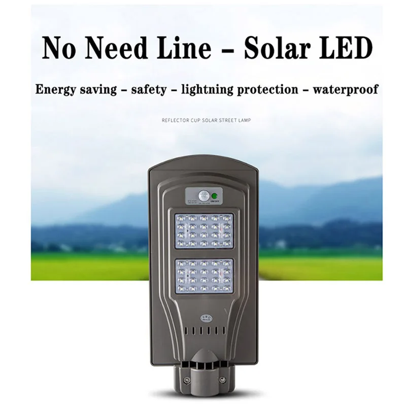 

20/40/60/ LED Wall Lamp IP65 Solar Street Light Radar motion 2 In 1 Constantly bright & Induction Solar Sensor Remote Control