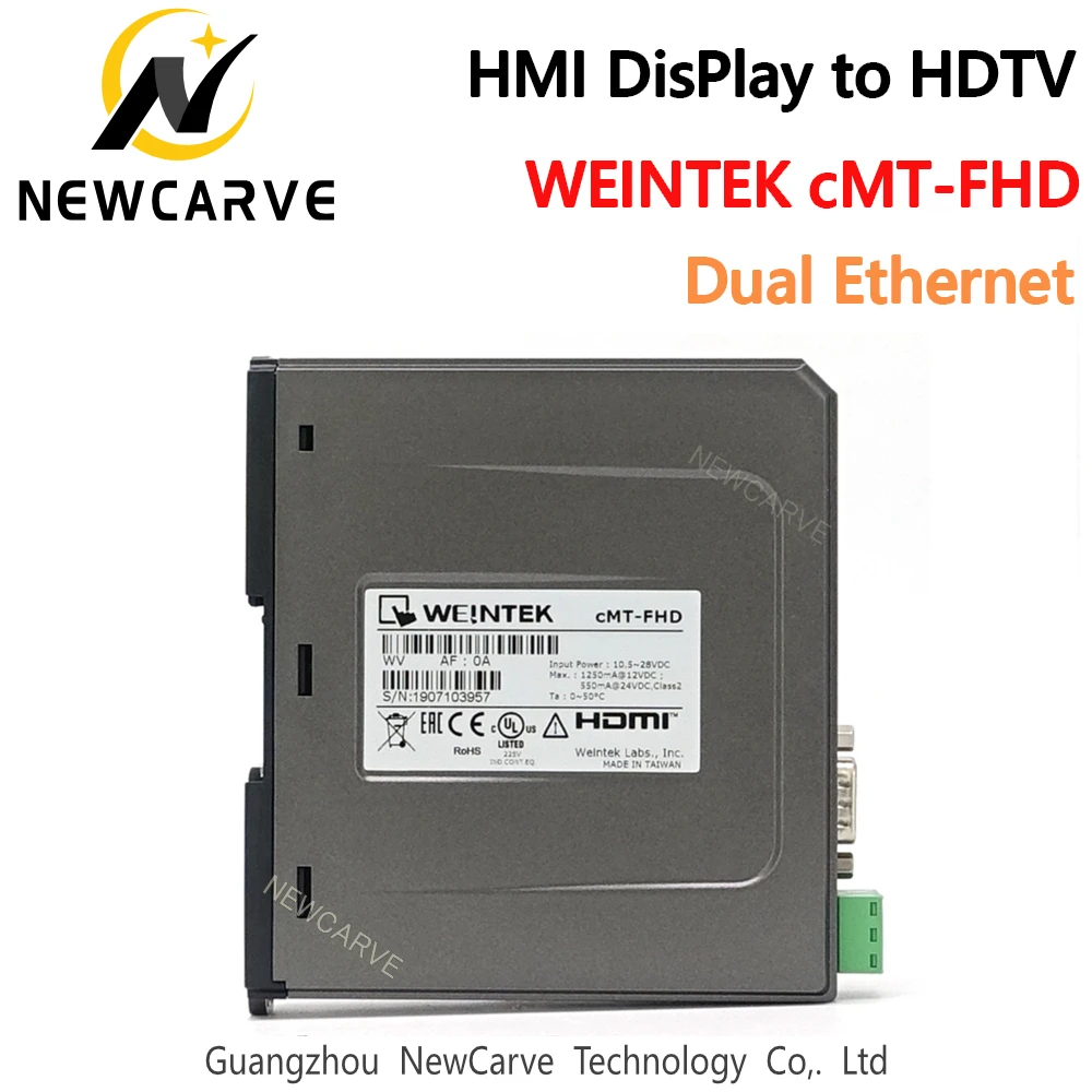 Дисплей HMI к HDTV CMT-FHD встроенный двойной Ethernet порты заменить WEINVIEW/WEINTEK CMT-HD NEWCARVE |