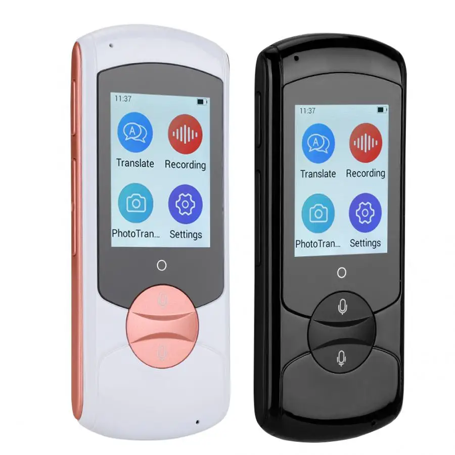 2.4G WiFi Portable Language Translator 4G+32G Intelligent Voice Photo Translator Interpreter Support 75 Language