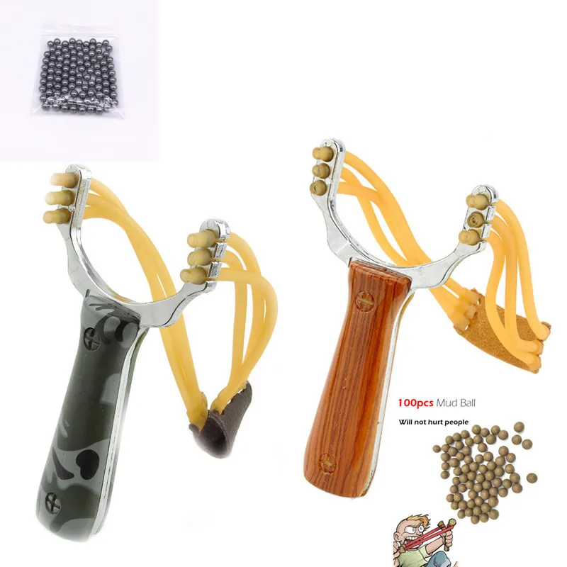 Slingshot Aluminium Catapult Marble Hunting Camouflage Bows Hunt