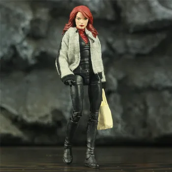 

Custom Marvel Legends Mary Jane Watson MJ 6" Action Figure Amazing Spider-Man Crimson She-Devil Spiderman Girl Friend Toys Doll