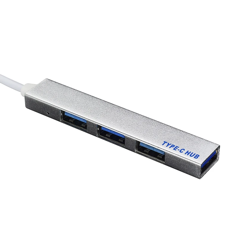 Тип C концентратор 4 порта USB-C USB 2,0 сплиттер конвертер OTG адаптер кабель для Macbook Pro iMac ПК Аксессуары для ноутбуков
