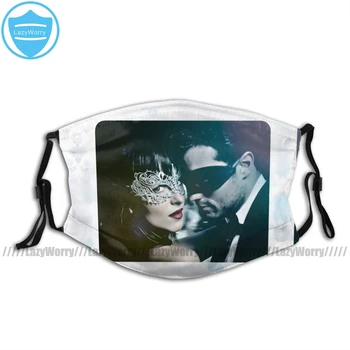 

Fifty Shades Of Grey Mouth Face Mask Fifty Shades Darker Facial Mask Polyester Beautiful with Filters Mask