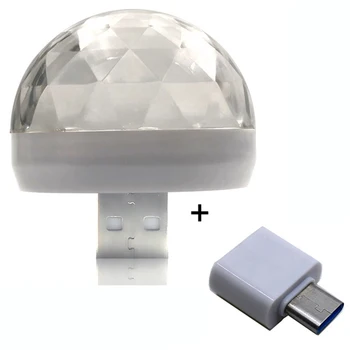 

3W USB Color Atmosphere Light Car Interior Neon Light Bar LED RGB Light Mini Party 41 X 37 Mm Car Lights