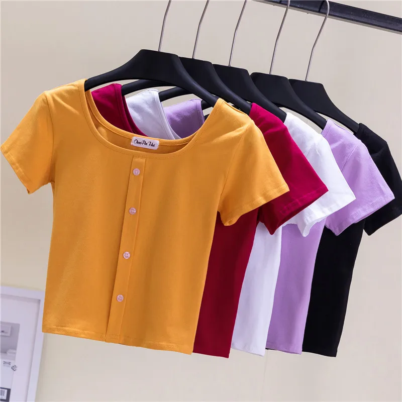 

2023 New Summer T-shirt Women Casual Lady Top Tees Fashion Tshirt Female Clothing T Shirt Cotton Top Tee for Women