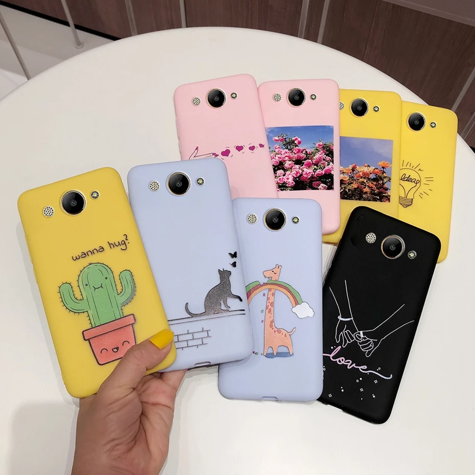 

For Huawei Y3 2017 CRO-L22 Case Huawei Y3 2017 Back Cover 5.0'' TPU Soft Silicone Fundas For Huawei Y5 Lite Y 3 2017 Phone Cases