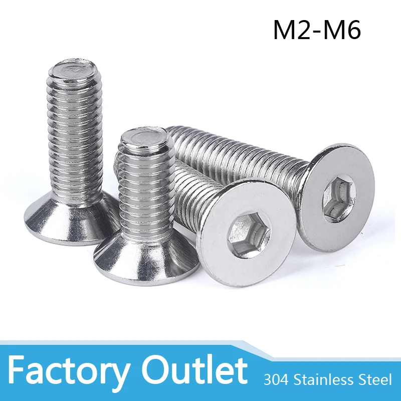 M10 A2 STAINLESS STEEL MACHINE SCREWS COUNTERSUNK BOLTS ALLEN KEY SOCKET BOLTS