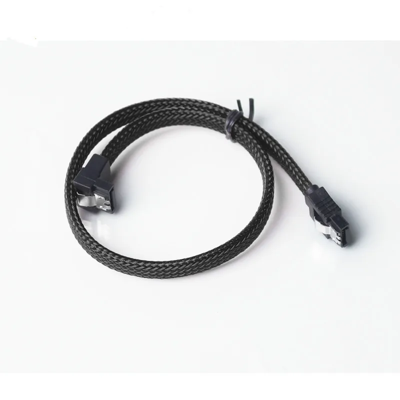 10 шт. SATA 3 0 III SATA3 7pin кабель для передачи данных 6 ГБ/сек. Угловые Кабели HDD жесткий