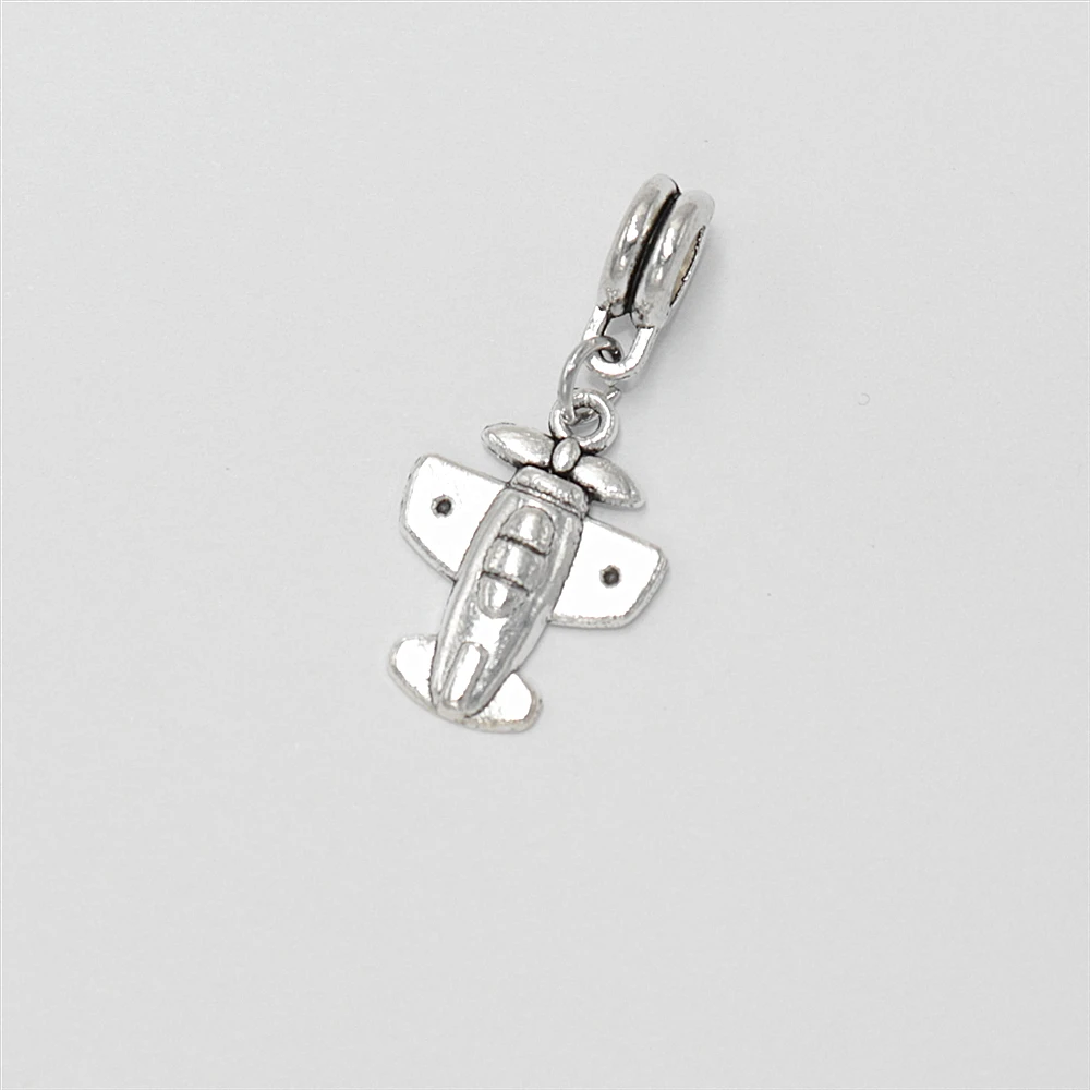 

12pcs Aircraft Charms Beads Suitable for Women's Necklace Bracelet Pendants DIY Jewelry Making