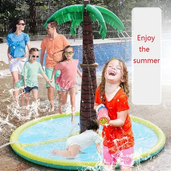 

Outdoor children's water spray mat children's lawn water spray playmat PVC inflatable water spray toys