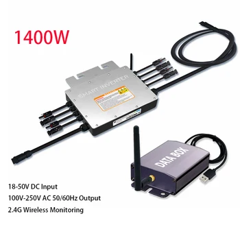 

MPPT Solar Grid Tie Micro Inverter 1400W SG1400 Microinverter Micro Inversor Solar Pure Sine Wave Input 24/36V Output 110/220V