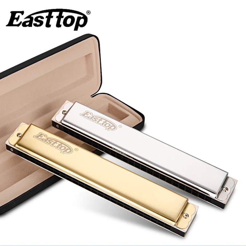 Easttop 24 Отверстия профессиональная гармоника Tremolo A # B C D E F G рот орган музыкальный