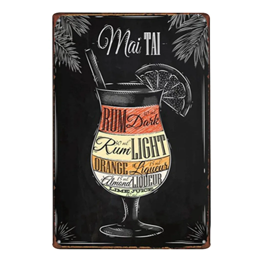 Vintage Metal Painting Retro Metal Tin Signs Painting Poster Wall Art Sticker Home Decor Bus Motorcycle Car Metal License New