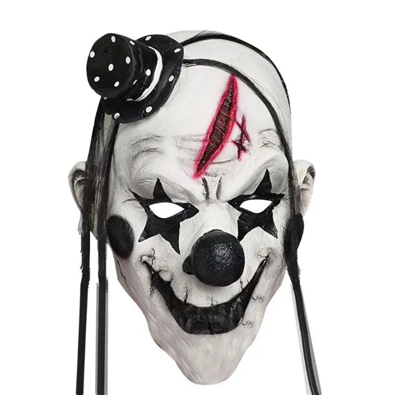 halloween scary face mask horror wizard safe non toxic pp tricky