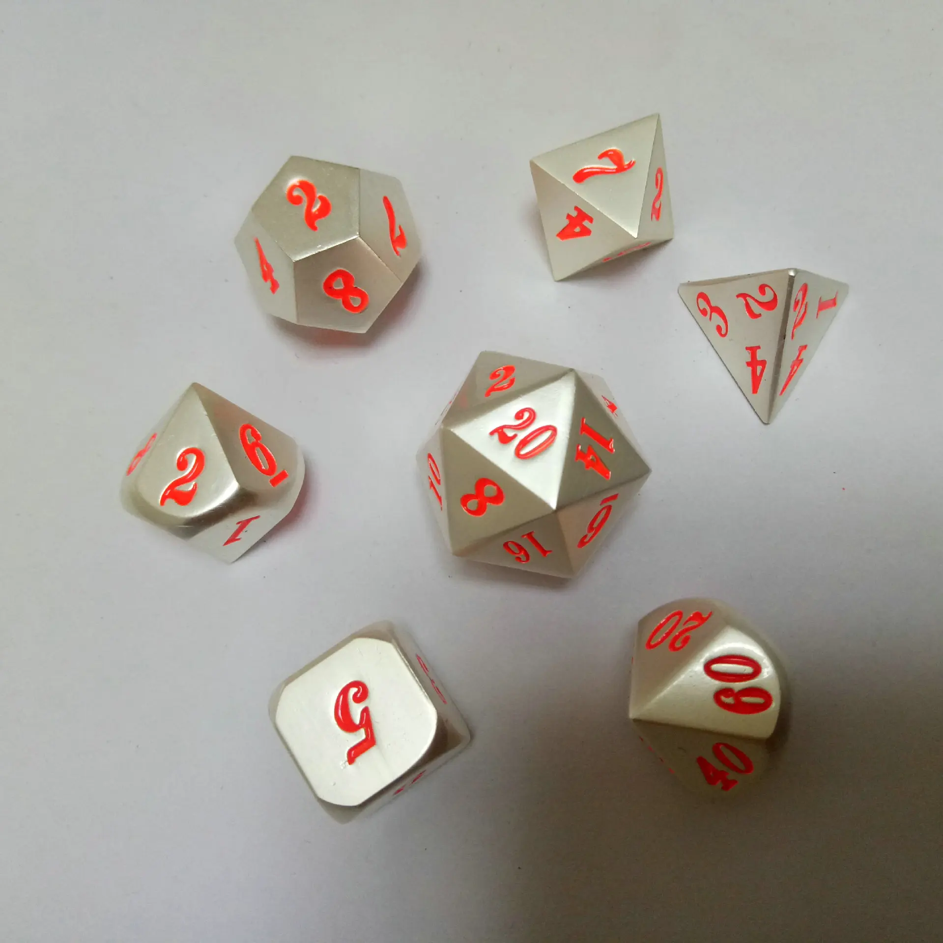 Настраиваемый DND Metal Ran Group Dice настольная игра Ran Group набор Dice многогранная игра Dice Настраиваемые