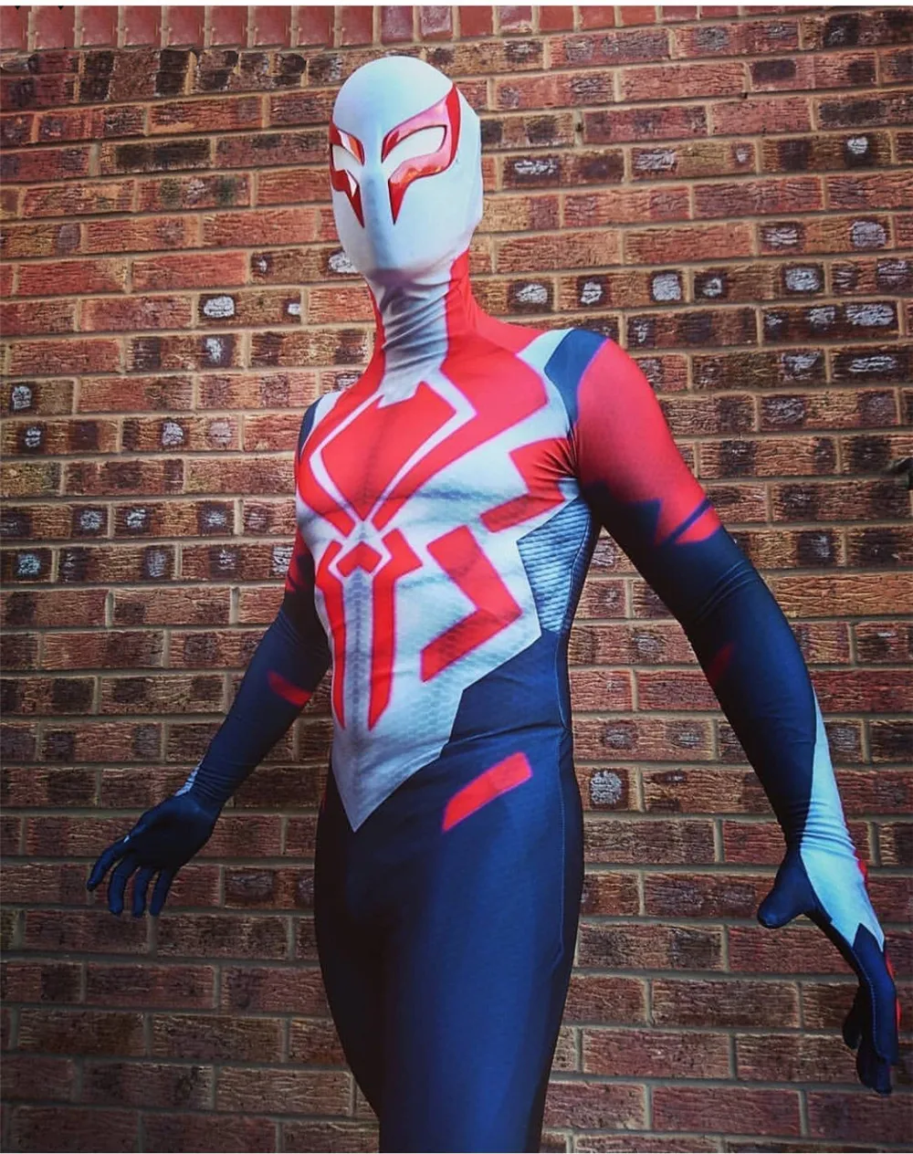 Spider 2099, Мигель О 'Хара, косплей, Костюмы супергероев, цельный костюм зентай, комбинезон для взрослых, комбинезон с длинными рукавами