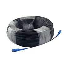 

150meters Optical Fiber Cable Patch Cord SC Outdoor Fiber Optic Cable 1 Core 3 Steel Single Mode Jumper