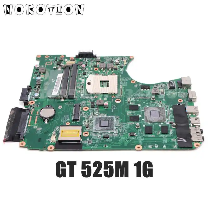 Материнская плата NOKOTION DABLBDMB8E0 A000080820 для ноутбука Toshiba Satellite L750 L755 материнская HM65