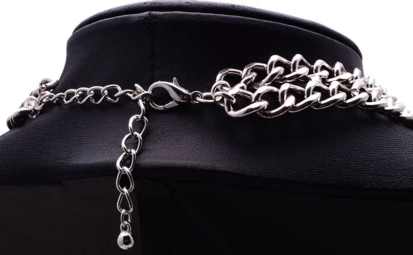 New Fashion 2020 , New Luxurious Metal Necklace . Women Long Metal ...