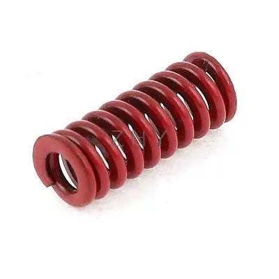 

Red Medium Load Press Flat Coil Compression Die Spring 6mm x 3mm x 15mm
