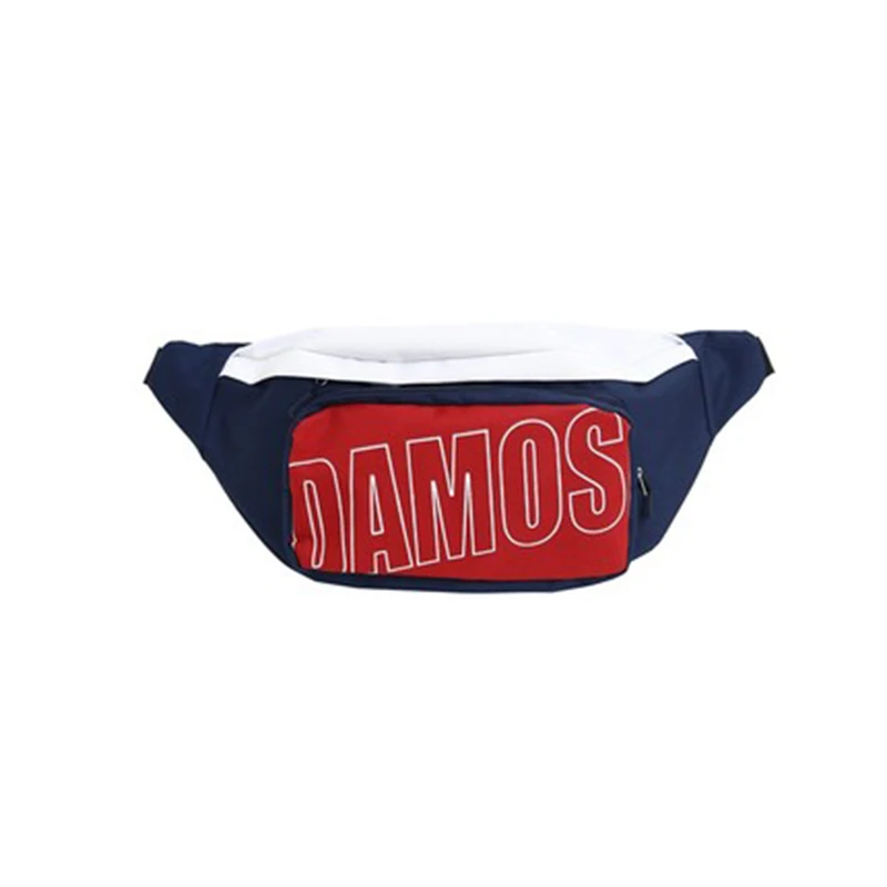 Red Waist pack Новые Мужские поясные сумки Оксфорд поясная сумка письмо улица Банан сумки унисекс Хип сумка высокой емкости Хип-Хоп сумка через плечо - Цвет: Red Waist pack