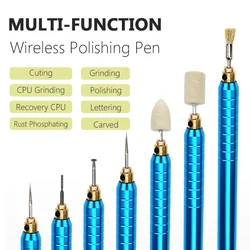 Stylo de gravure électrique sans fil, broyeur électrique pour Nail Art IC puce de polissage lettrage, Mini stylo de gravure à main 