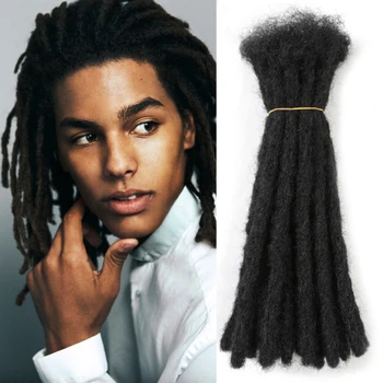 

Soft Handmade Dreadlocks Crochet Hair Braids Afro Kinky Goddess Faux Locs Twist Braiding Hair Extensions for Women Men Black