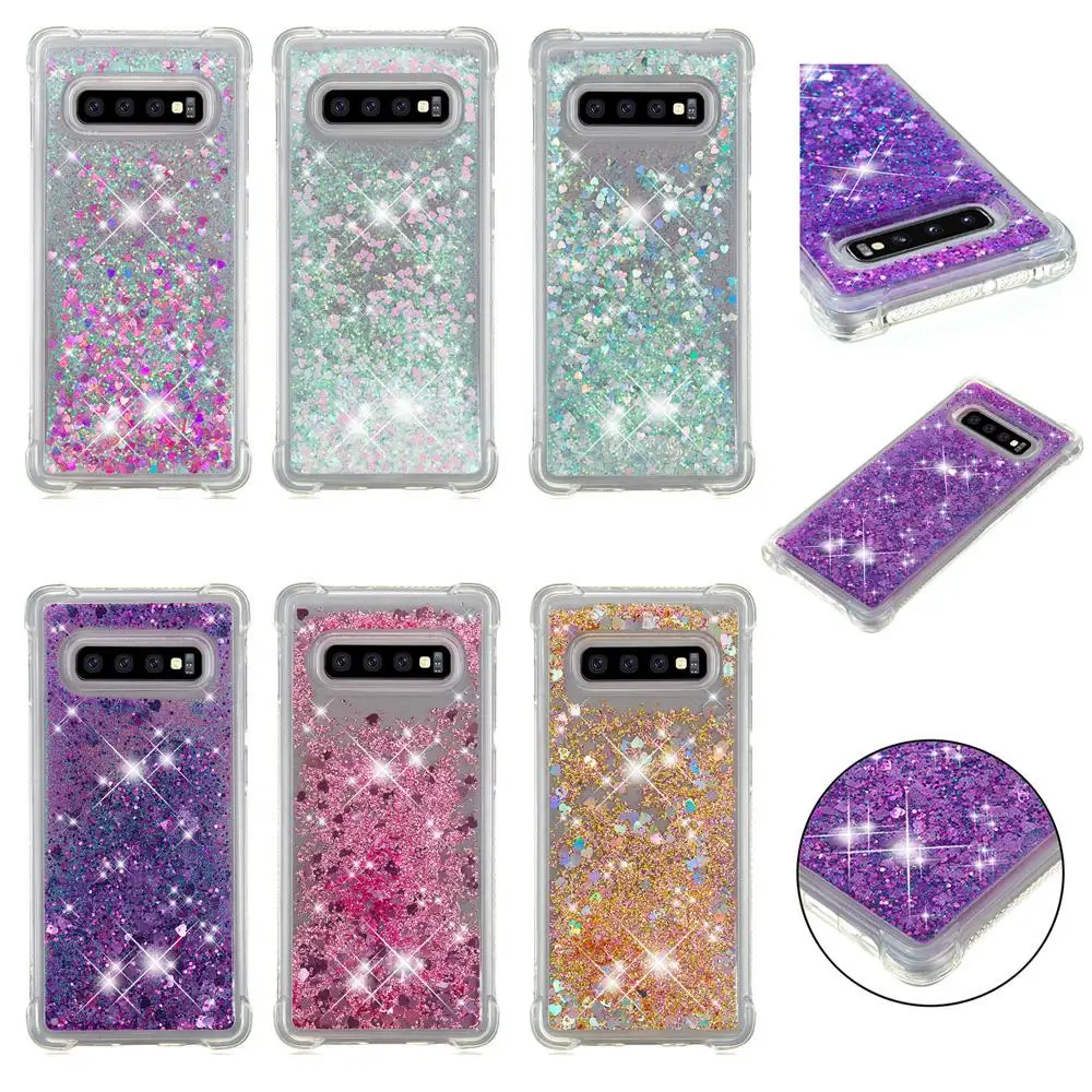 Glitter Quicksand TPU Cover For Samsung Galaxy S5 S6 S6 edge S7 S7 edge S8 S8 1