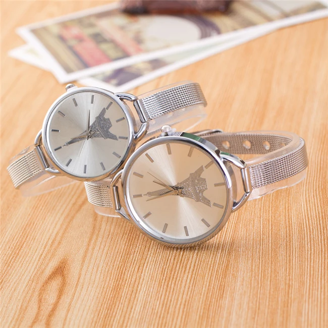 1 pair Новые Модные Стразы Часы Для женщин Элитный бренд Нержавеющая сталь браслет часы дамы кварцевые платье часы B7 - Цвет: 1 pair