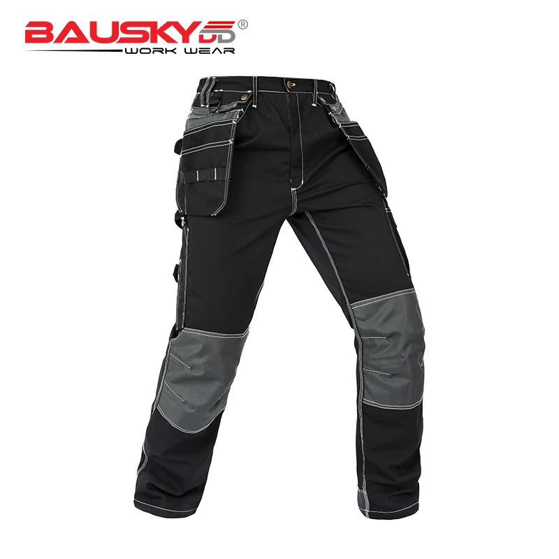 Autumn/Winter Bauskydd B128 Men's Working Pants With Multi-tool Pockets Work trousers Free Shipping | Безопасность и защита
