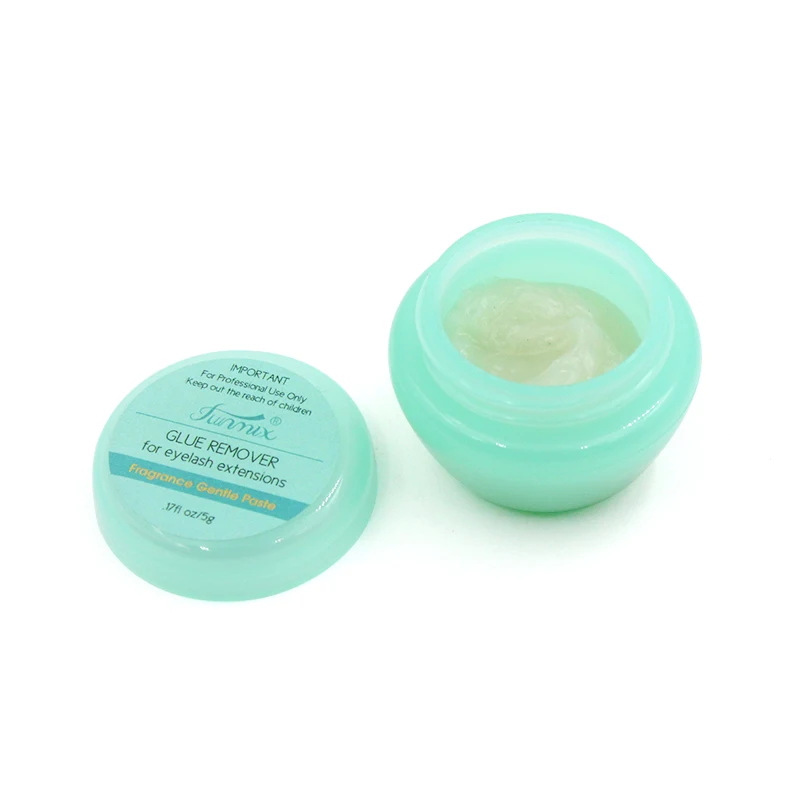 5Types 5g Fruit Flavour Eyelash Glue Remover Cream Zero Stimulation Quick Removing Fragrancy Smell Lash Extension Makeup Tool eyelash glue remover cream eyelash glue remover