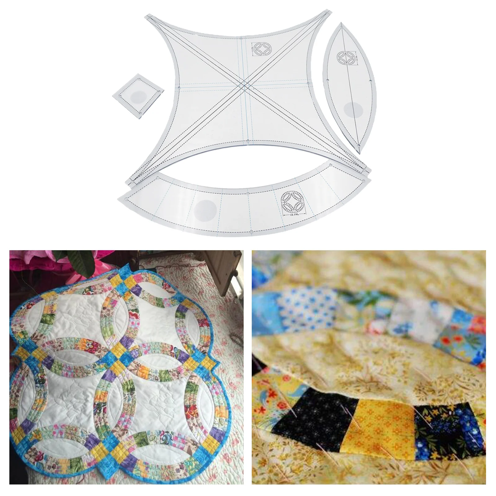 Acrylic Quilting Templates Rulers Stencils Sewing Machine Hand Patchwork