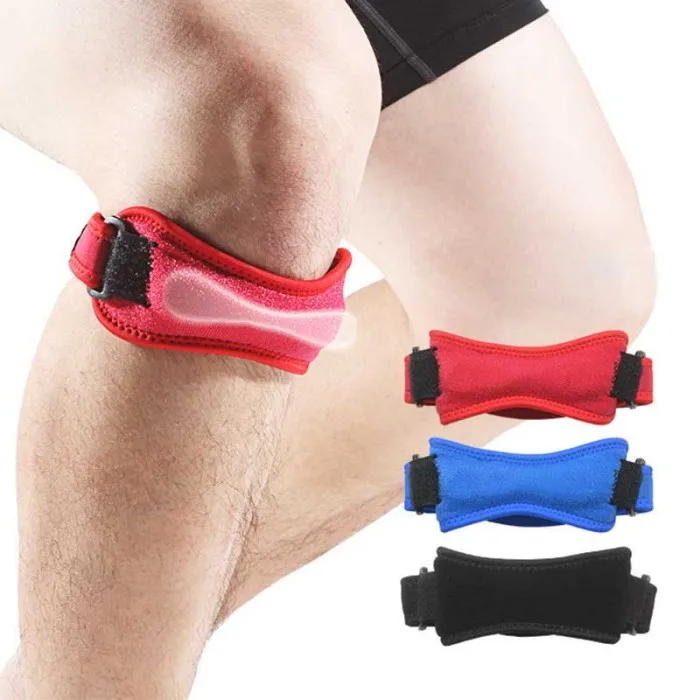 High Quality Soft Brace Knee Support Strap Adjustable Patella Tendon Protector Belt Guard Pad EK-New
