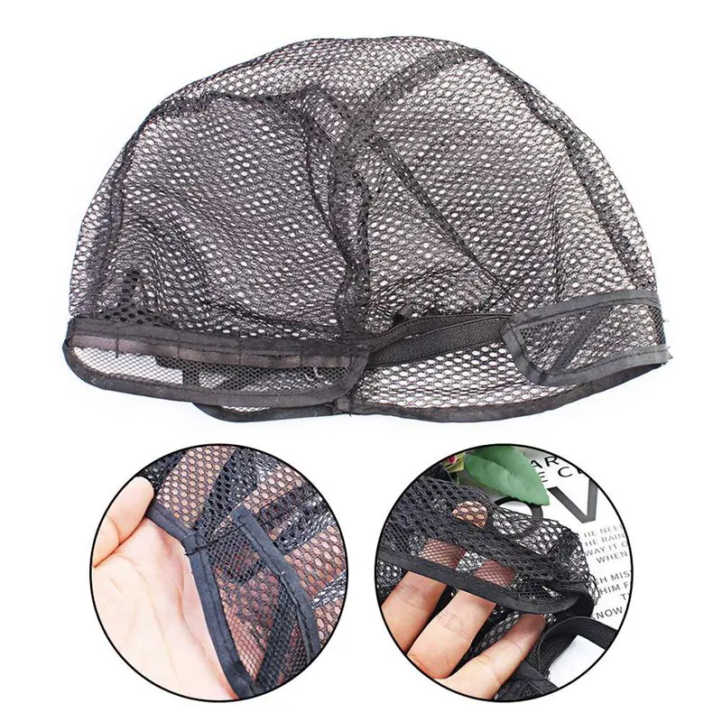 Профессиональный дышащий парик с сеткой для волос регулируемый нейлоновый Ткачество парик на сетке крышка s с кружевными ремешками для изготовления парика