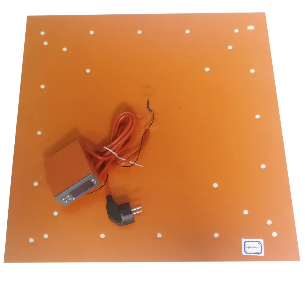 

508X508mm Silicon heated bed pad with digital controller for Creality CR-10S5 series let heated bed up to 100C