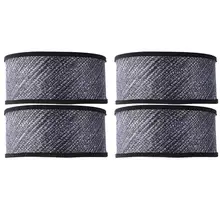 4 шт. унисекс дышащие впитывающие пот Нескользящие удобные спортивные повязки на голову для Фитнеса Йоги бега