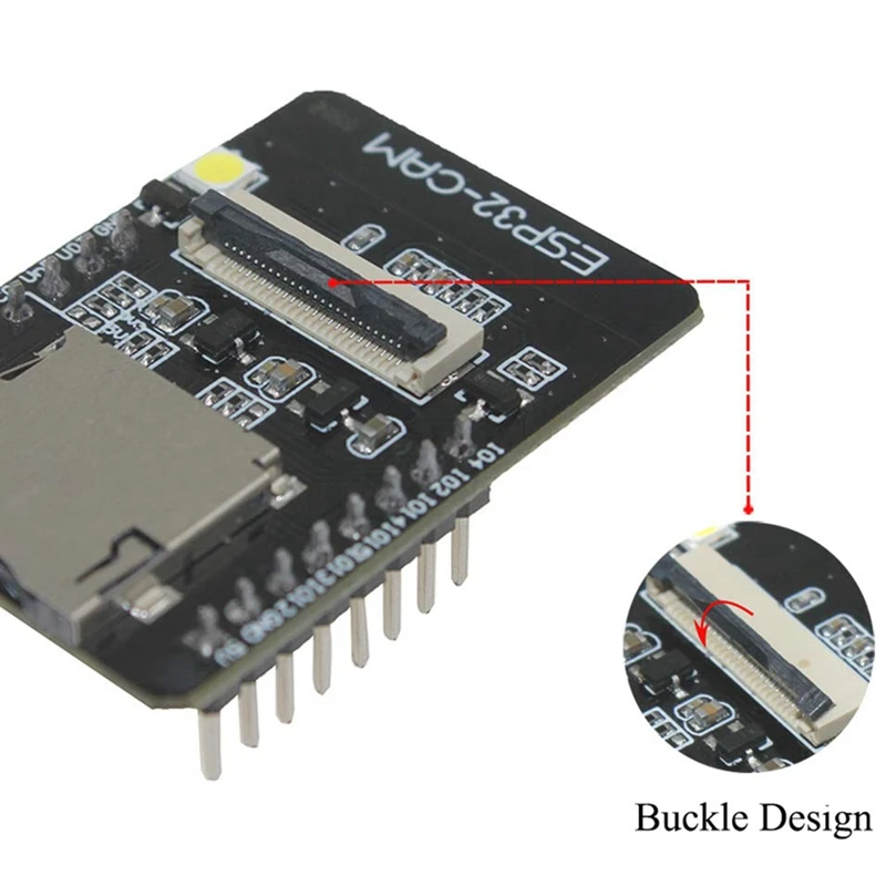 

2 Set Esp32-Cam Camera Wifi + Bluetooth Module 4M Psram Dual-Core 32-Bit Cpu Development Board With Ov2640 2Mp Camera Module Sup