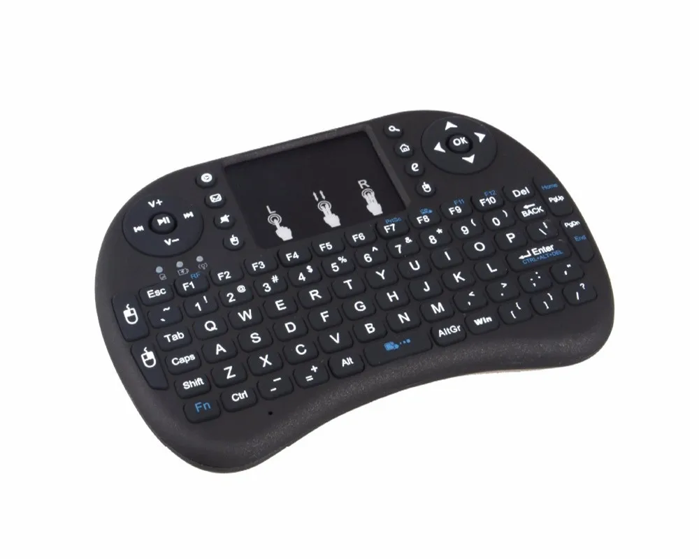 Русская Air Mouse I8 2 4 GHz Беспроводная клавиатура Touchpad беспроводной пульт