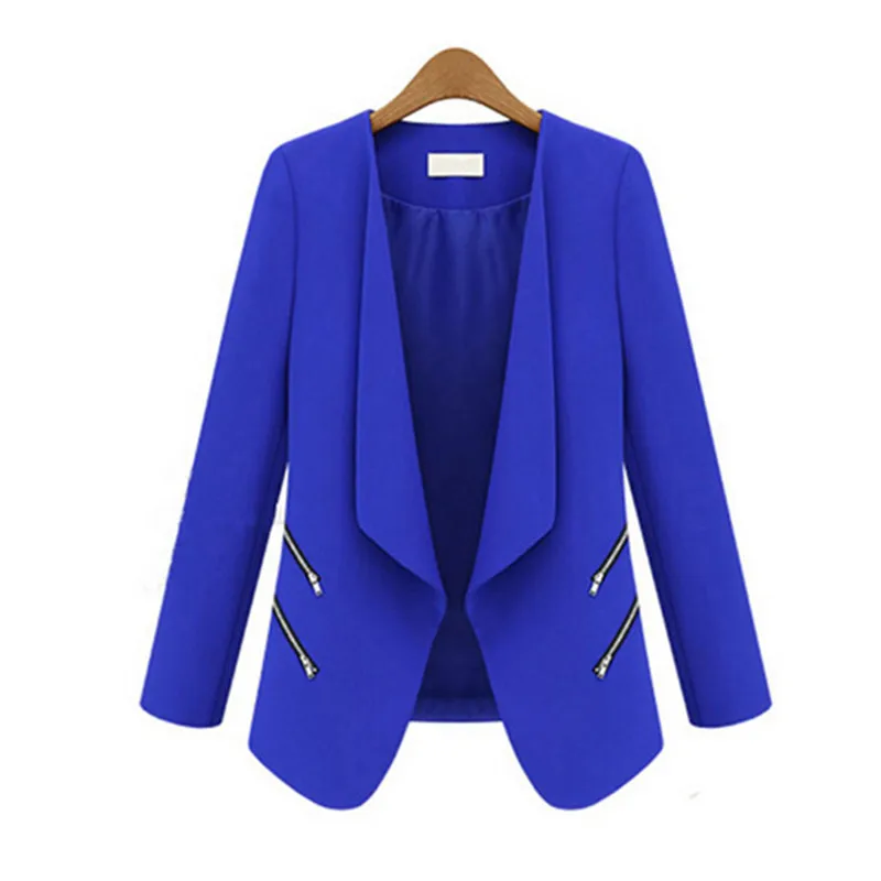 21.1    28、2020 Blazer Women Suit Blazer Foldable Brand Jacket Made Of Cotton &Spandex With Lining Vogue Refresh Blazers Fast Shipping