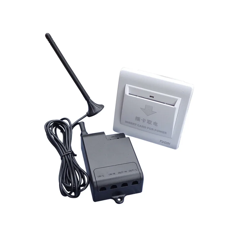 

Tuo di Manufacturers Direct Selling Free Wiring Hotel Wireless Card-inserting Electric Switch di pin ka Card Instert Wall Switch