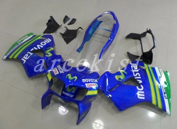 

New Motorcycles ABS Fairings Kit set Fit For HONDA VFR800 1998 1999 2000 2001 VFR 800 98 99 00 01 Custom blue green Movistar