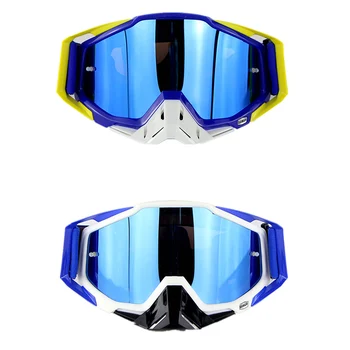 

Casco capacetes para Moto Goggles Lens Motorcycle Helmet Glasses Soman SM11+3pcs Films+Extra Clear Lens Motocross Goggles
