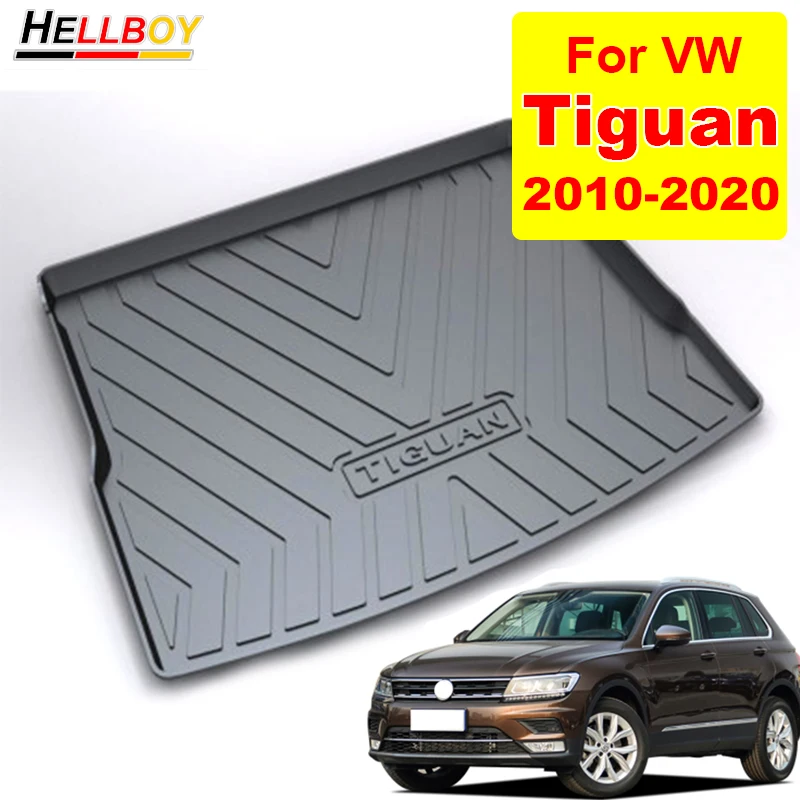 

Car Trunk Carpet Cargo Liner Floor Mats For VW Tiguan 2020 2019 2018 2017 2016 2015-2010 MK2 MK1 Rear Boot Cover Accessories