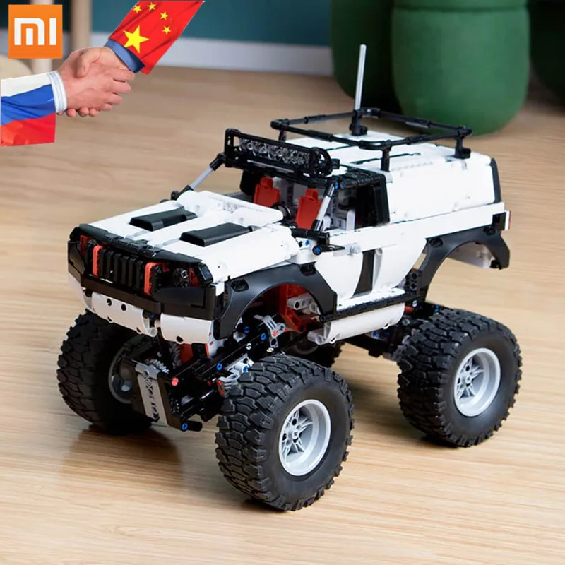 

Xiaomi Intelligent Four-wheel Drive Off-road Vehicle Building Blocks 3D Drawings Graphic Programming For Kids DIY Building Kits